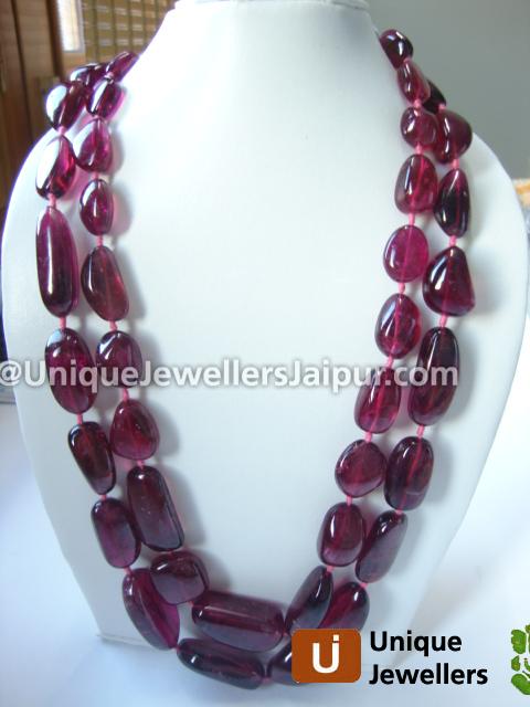 Rubylite Plain Nugget Beads